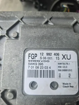 Motorsteuergerät Set OPEL Astra H Z18XER   12992406  XU - Bild 4