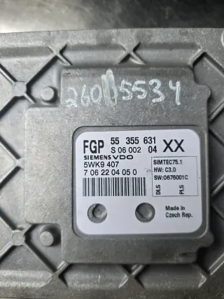 Opel Vectra C Motorsteuergerät Set 1.8 Z18XER  55355631 - Bild 6