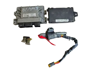 Renault Twingo I C06 1.2 16V Motorsteuergerät Set 8200454467 8200400246 - Bild 1