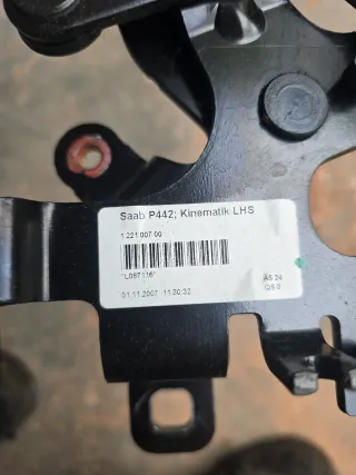 Scharnier Verdeckklappe Links Saab 9-3 Facelift Cabrio YS3F 122100700 - Bild 2