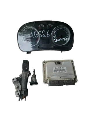 VW Golf 4 Motorsteuergerät Set 2,0 85kw 06A906032FK AZH AZJ - Bild 1