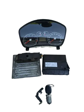 Motorsteuergerät Set  Einspritzung Ford Fiesta 5 1.4 6S6112A650GC - Bild 1
