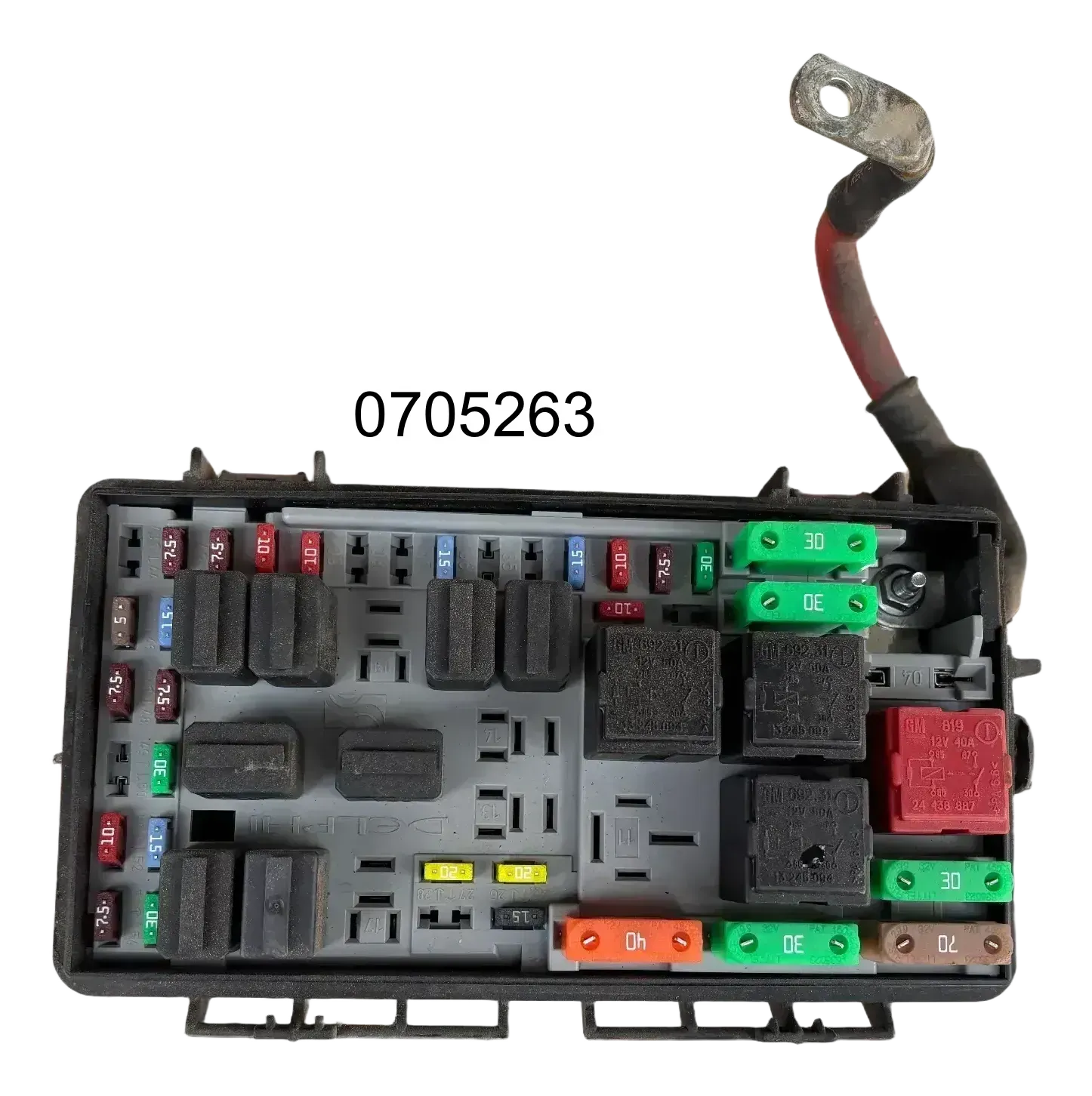 Opel Corsa D Sicherungskasten Relaiskasten 13217392EF - Bild 1