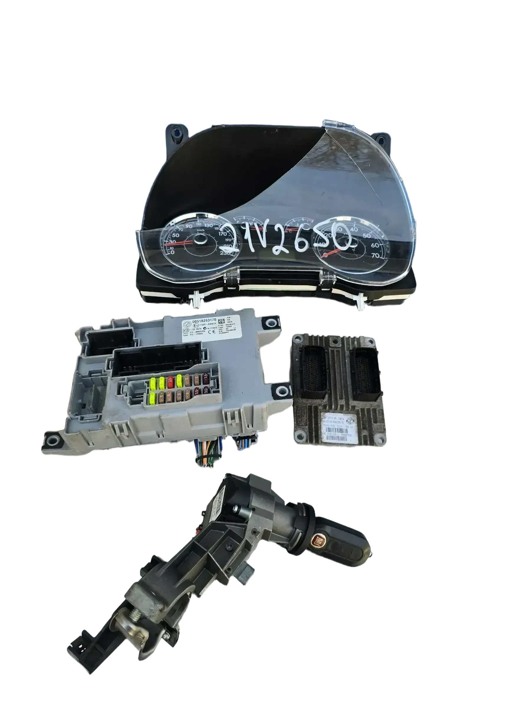 Motorsteuergerät Kit 51847326  Fiat Punto 1.2 8V 50 KW 69 PS - Bild 1