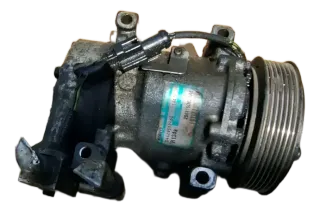 Ford Fiesta 5 1,4 TDCI Klimakompressor Kompressor Klima 2S6119D629AE Sanden - Bild 1