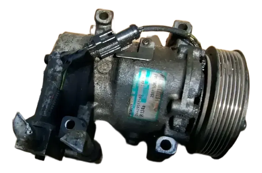 Ford Fiesta 5 1,4 TDCI Klimakompressor Kompressor Klima 2S6119D629AE Sanden - Bild 1
