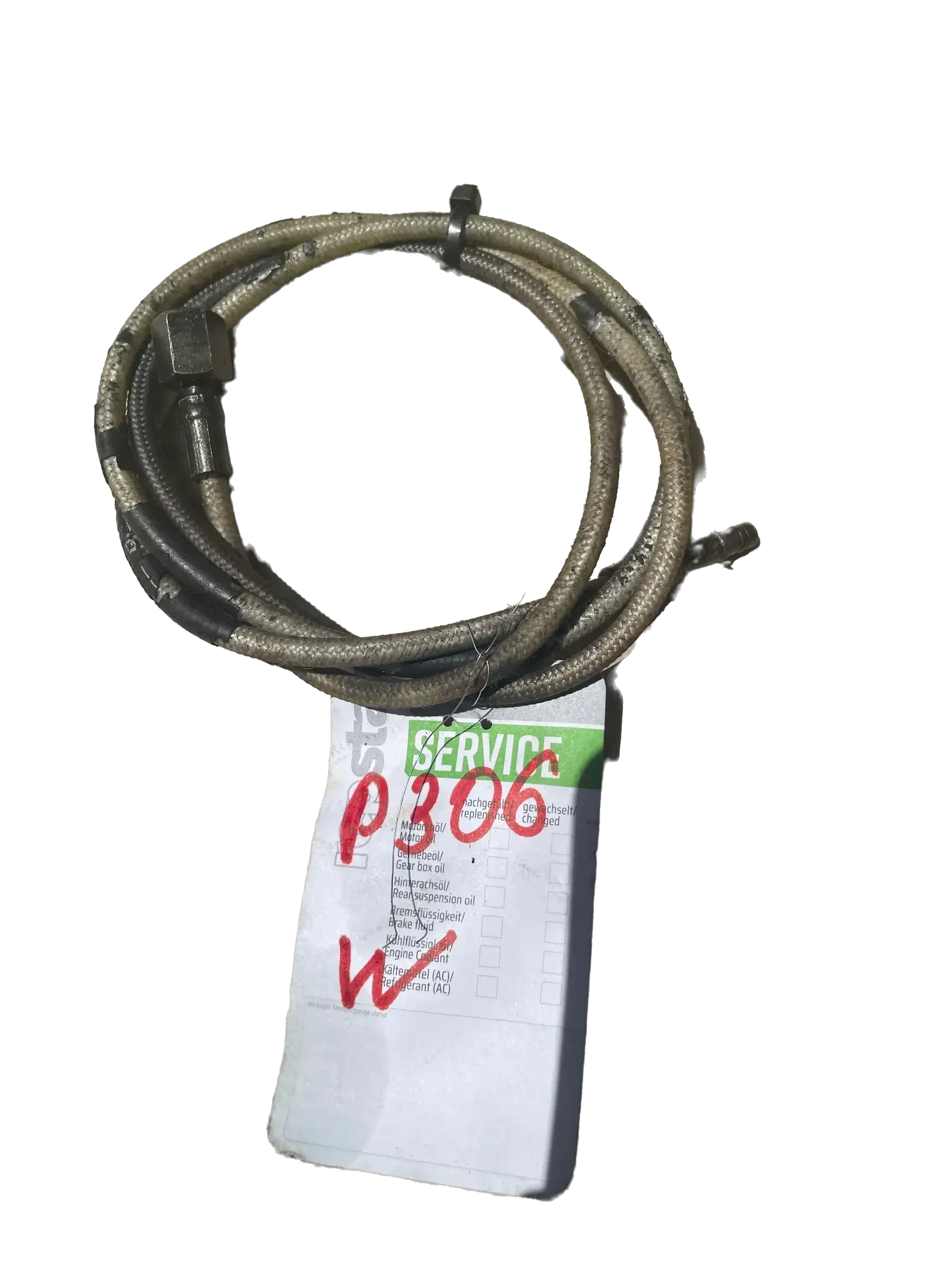 Original Peugeot 306 Cabrio Hydraulikschlauch Nr: W - Bild 1