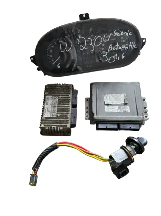 Renault Scenic 1,8l Zündschloß SET Motorsteuergerät 8200214973 Automatik - Bild 1