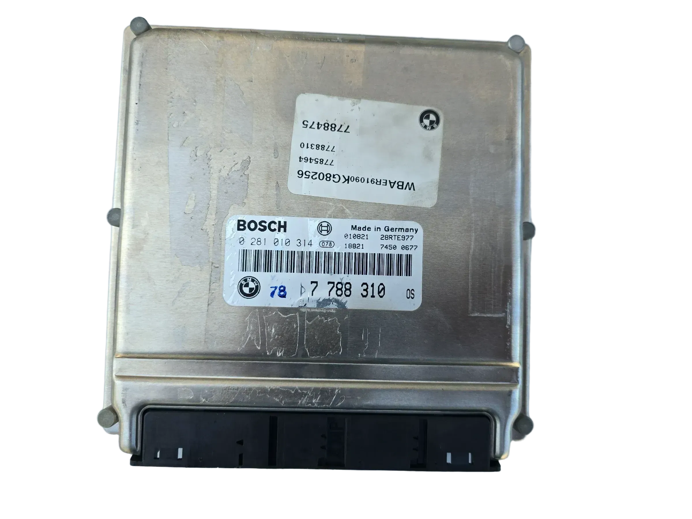 BMW E46 E39 Steuergerät Motor Motorsteuergerät 7788310 0281010314 - Bild 1