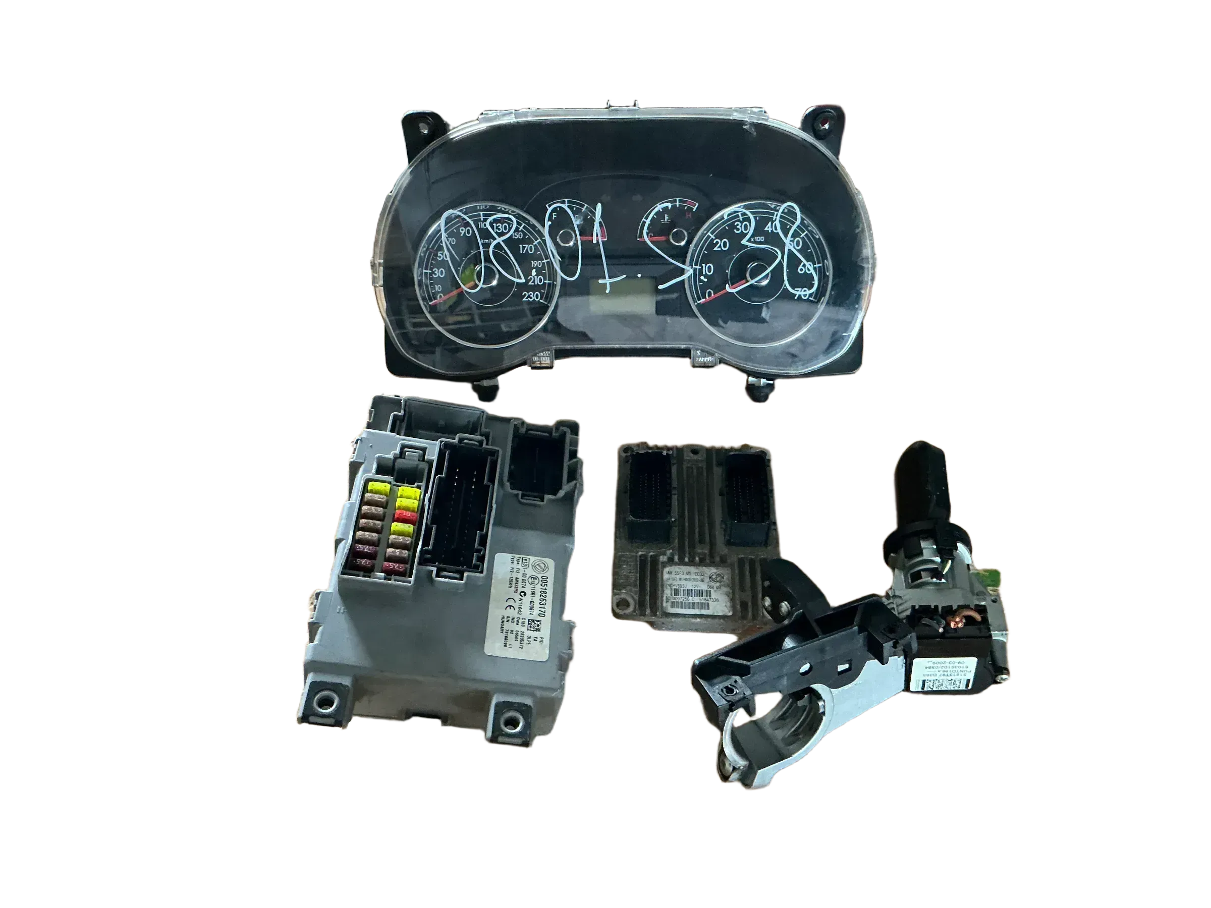 MotorSteuergerät  Set 51847326 Fiat Punto S38 - Bild 1