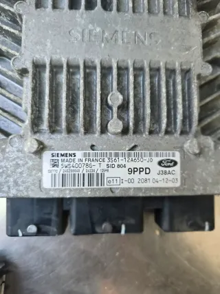 MotorSteuergerät Set  3S6112A650JD FORD FIESTA V TDCI - Bild 4