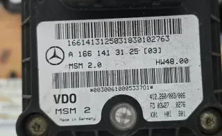 Motorsteuergerät Set  Drosselklappe A1661413125 MERCEDES A Klasse W168 - Bild 3