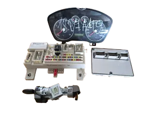 FORD Focus 2 DA DA3 Motorsteuergerät ECU 3M51-12A650-GC Motor Steuergerät SET - Bild 1