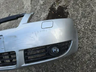 Audi A4 B6 Cabrio 8H7  Stoßstange Vorne Silber Xenon - Bild 2