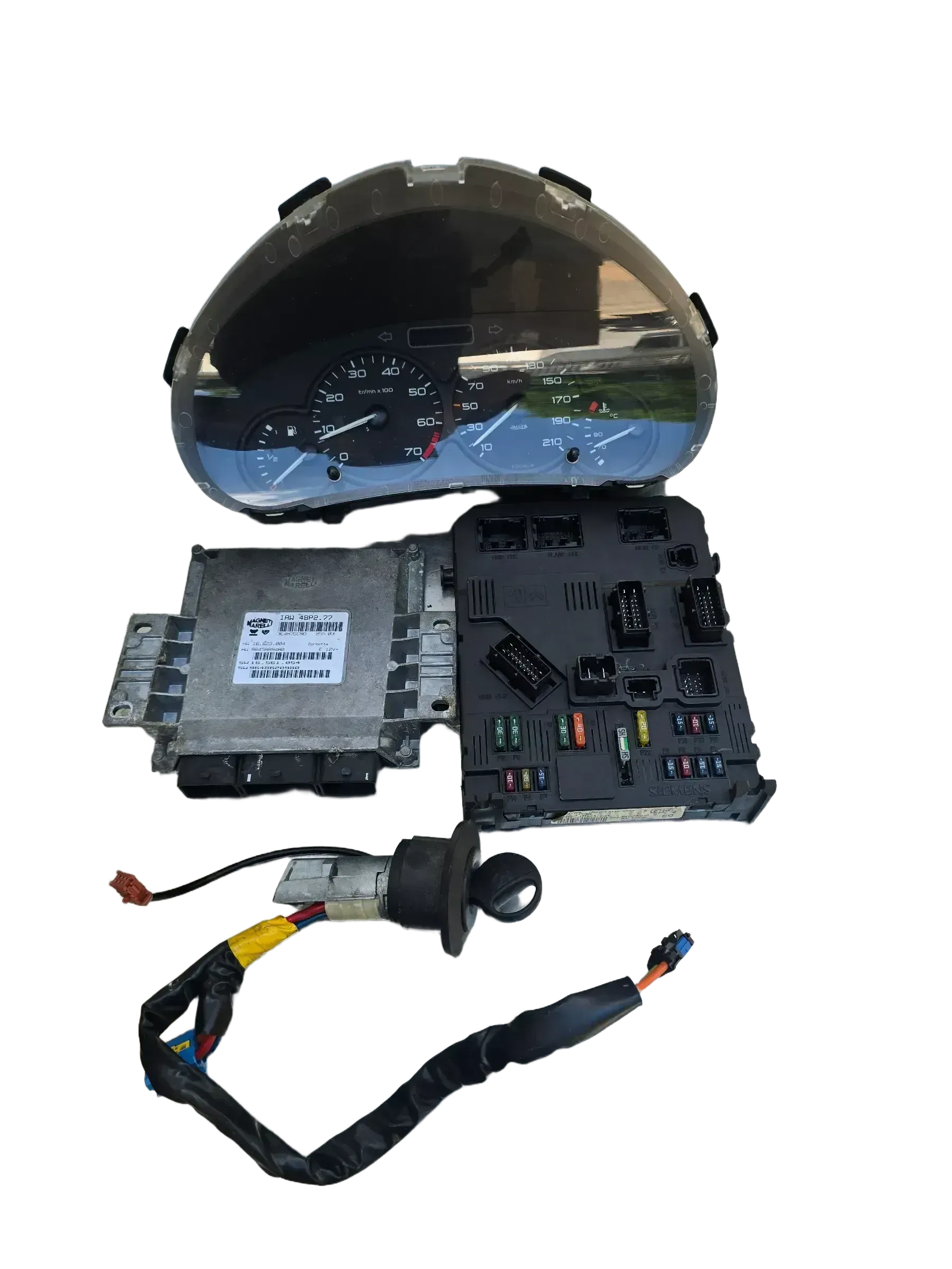 Peugeot 206 Motorsteuergerät Set Kit 9648620980 - Bild 1