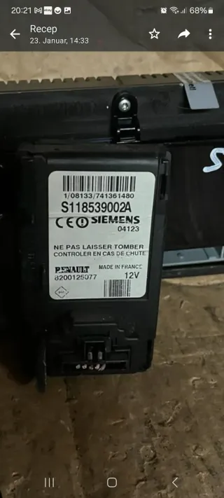 Renault Megane SCENIC ECU Set 8200321263 - Bild 3