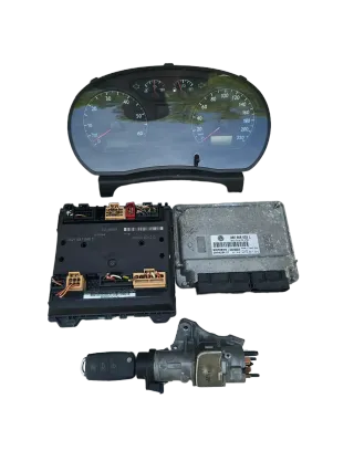 VW Polo 9N 1,2 47kw 03E906033L 64PS AZQ Motorsteuergerät Wegfahrsperre Set may26 - Bild 1