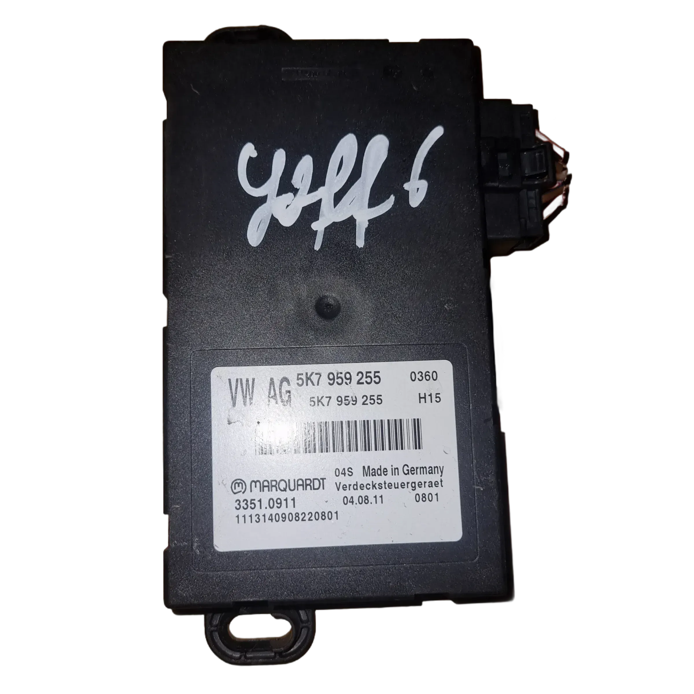 Verdecksteuergerät Verdeck Original VW Golf 6 VI Cabrio 5K7959255 - Bild 1