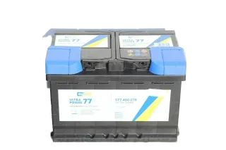 Autobatterie CARTECHNIC 12 Volt Starterbatterie ULTRA POWER 77 AH - Bild 1