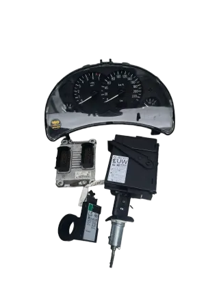 Opel Corsa C 1.0 (Z10XE) Motorsteuergerät Set 0261206072 - Bild 1