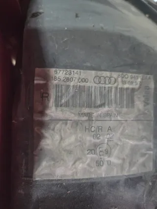 Audi A4 S4 B5 8D 1995 Vorne rechts Scheinwerfer 8d0941004a - Bild 2