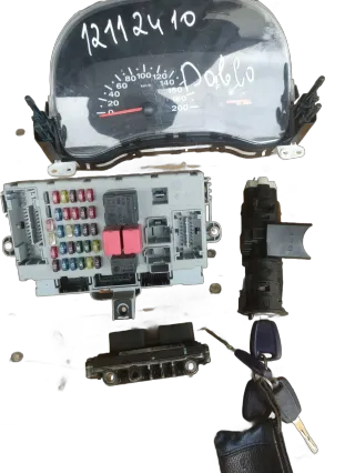 FIAT DOBLO ECU Motorsteuergerät Set 46820326  61600.468.02 - Bild 1