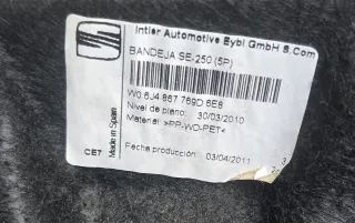Kofferraumabdeckung Hutablage Seat Ibiza IV bj2011 4 türig 6J4867769D - Bild 4