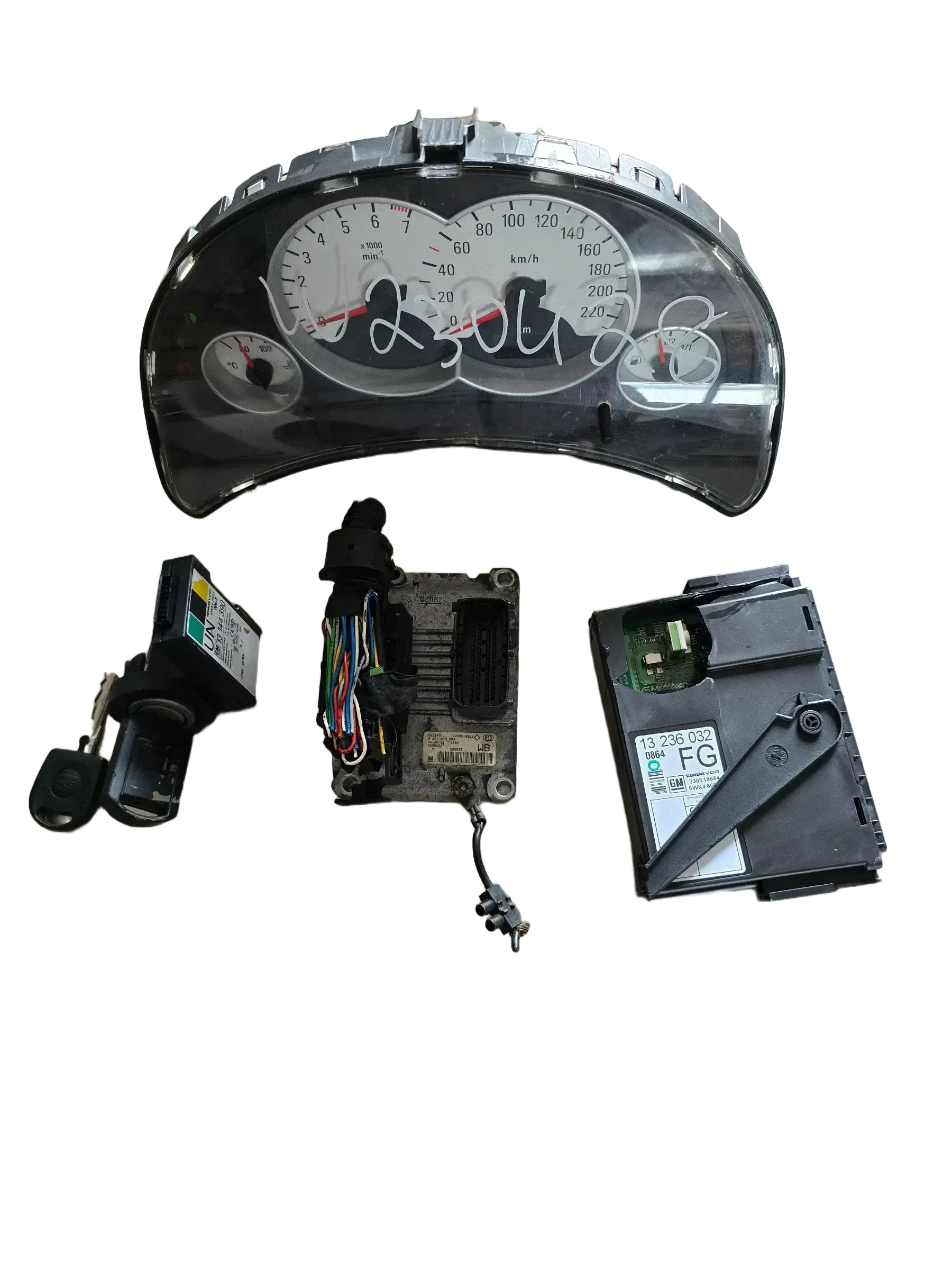 Original  Steuergeräte Set 1039S10563 0261208393 Opel Corsa C WB - Bild 1