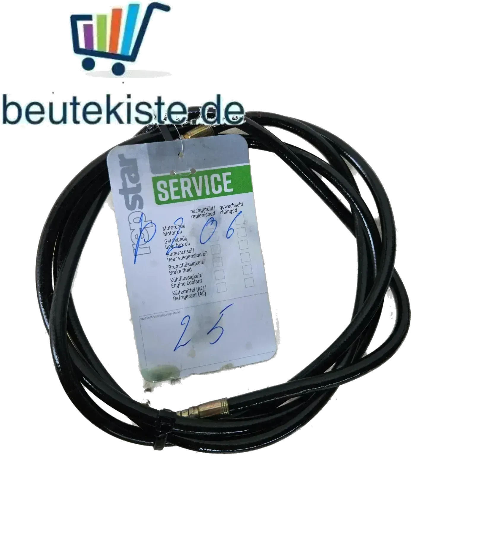 Peugeot 206 CC Cabrio Hydraulik Schlauch Leitung 25 Verdeck - Bild 1