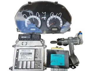 Motorsteuergerät Kia Picanto M7.9.8 3911002FC0 set - Bild 1