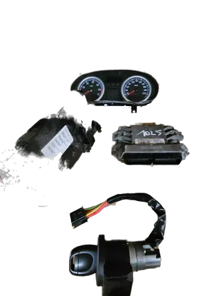 Renault Clio II Motorsteuergerät -modul 8200392680 72kW set - Bild 1