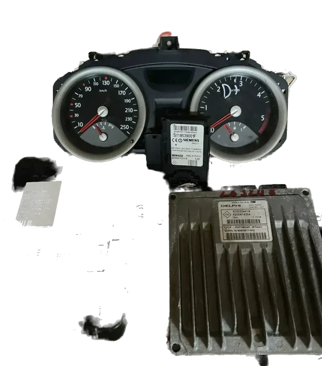 8200334419 Motorsteuergerät für RENAULT MEGANE II  Set - Bild 1