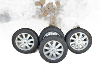 Original Renault Megane II Scenic II 8200464412 Alufelgen 6,5x16 ET49 4x100 - Bild 1