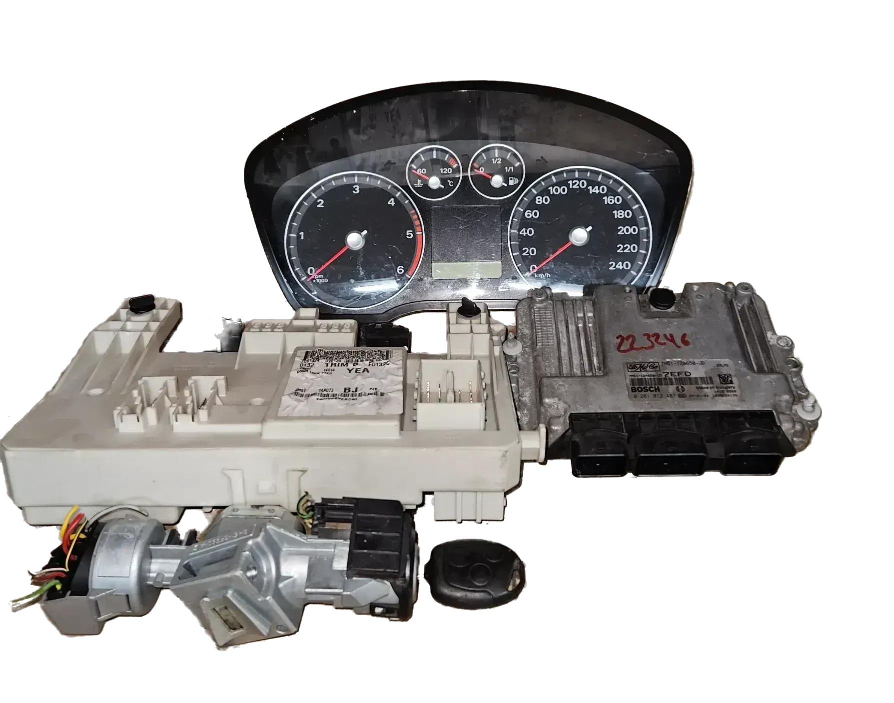 Steuergerät Motor 7M5112A650UB FORD FOCUS C-MAX 1.6 TDCI - Bild 1