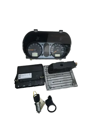 Motorsteuergerät  Set 3S6112A650BB Ford Fiesta 1.3 JH1/JD3 51 KW 70 PS - Bild 1