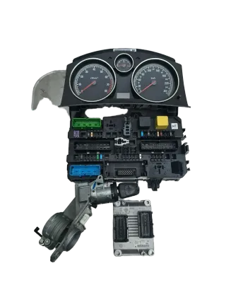 Opel Astra H Z14XEP Motorsteuergerät Set  55558787  BB 0261208396 - Bild 1