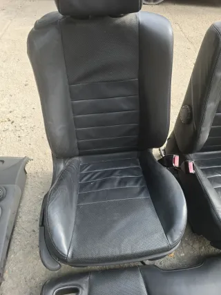 RENAULT MEGANE 2 CC / AUSSTATTUNG Leder Schwarz SITZ vorne SITZHEIZUNG - Bild 3