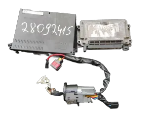 Peugeot 206 Motorsteuergerät 9632693780 0261206213 Set - Bild 1