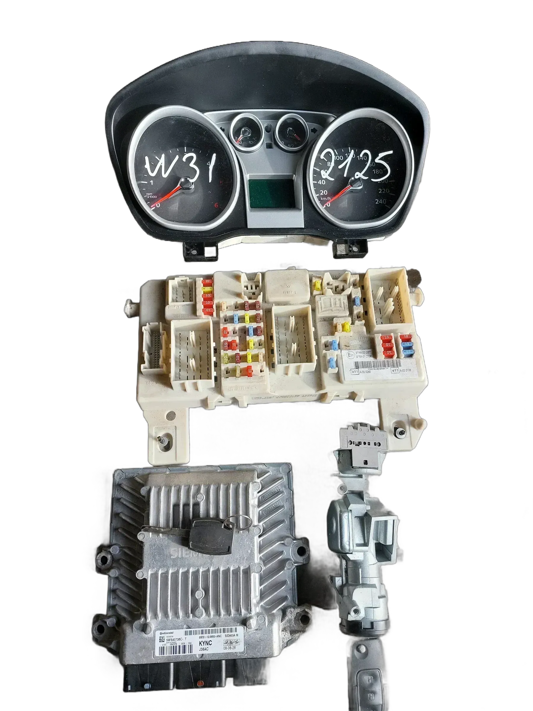 5WS40736C motorsteuergerät für Set FORD FOCUS 2 2.0 Diesel 8M5112A650ANC - Bild 1