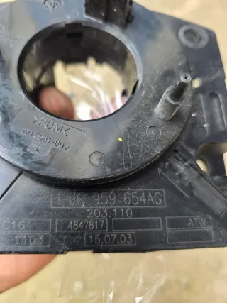 Audi TT 8N Golf 4 Bora Airbagschleifring Schleifring 1J0959654AGLenkwinkelsensor 1J0959654AG - Bild 3