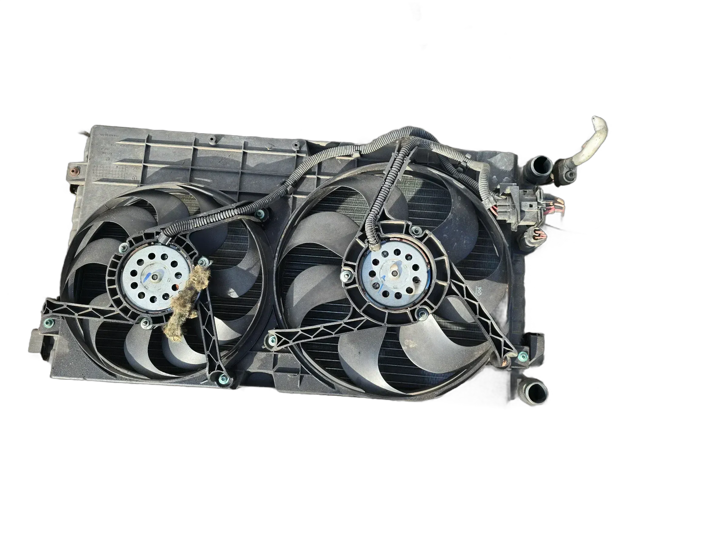 Kühlerlüfter Motorlüfter Lüfterzarge Lüfter Doppel lüfter passt für VW  NEW - Bild 1