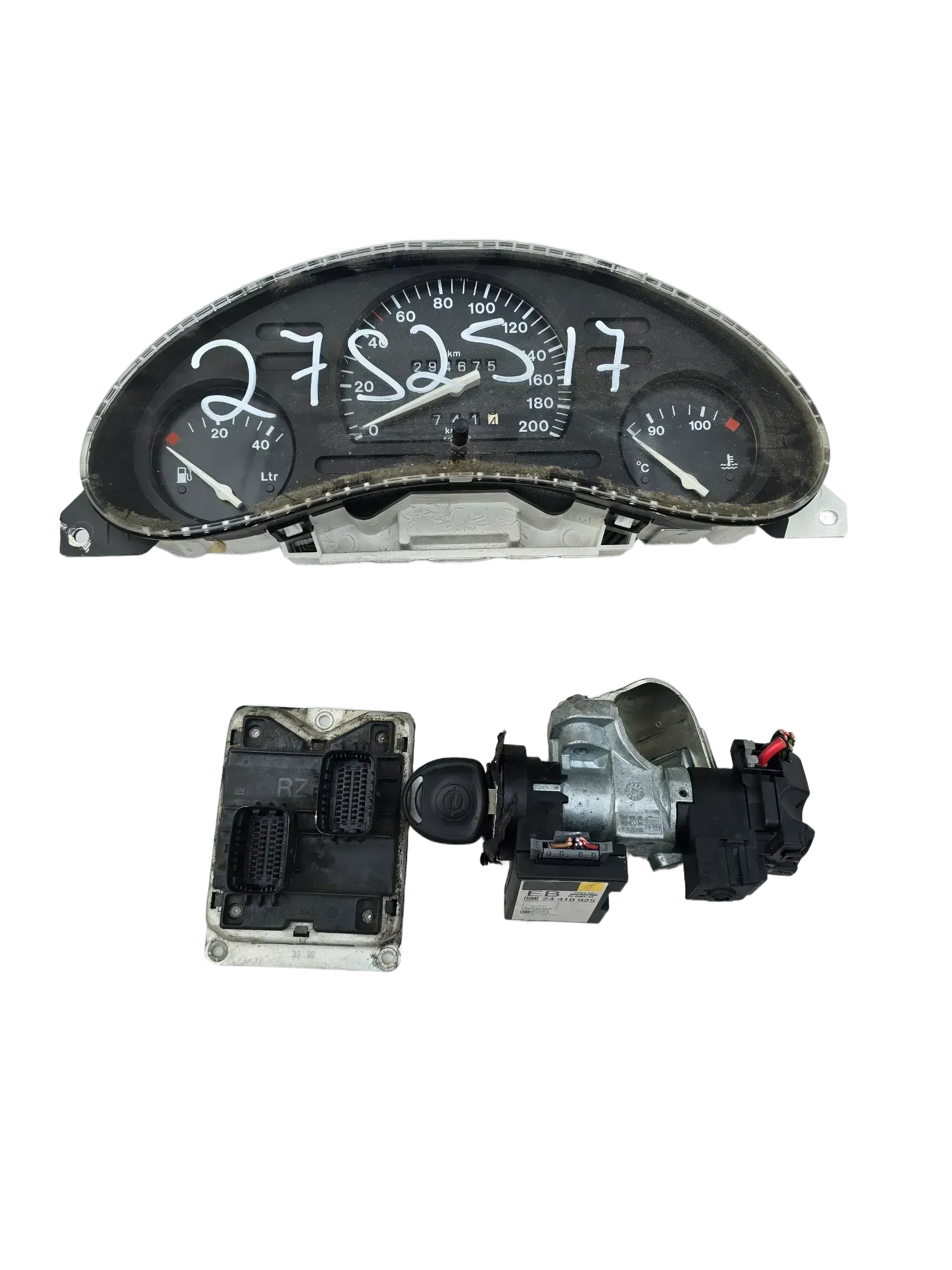 Opel Corsa B 1.2   Motorsteuergerät Set 90532610 RZ 0261204475 - Bild 1