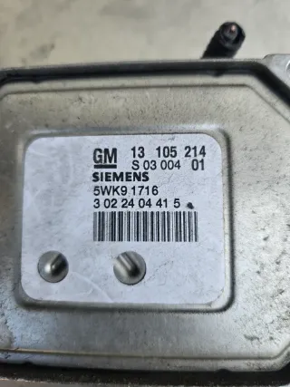 OPEL MERIVA A 1.8 13105214 5WK91716 Steuergerät  set - Bild 5