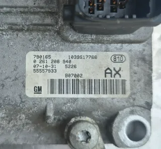 Opel Corsa D Z12XEP  Motorsteuergerät Satz 0261208940 55557933 AX - Bild 4