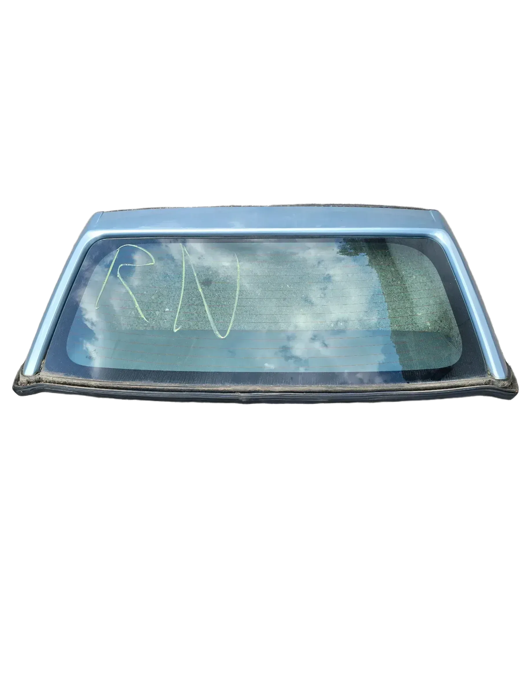 Cabrio Verdeck  Heckscheibe MITSUBISHI COLT CZC CABRIO Hellblau - Bild 1