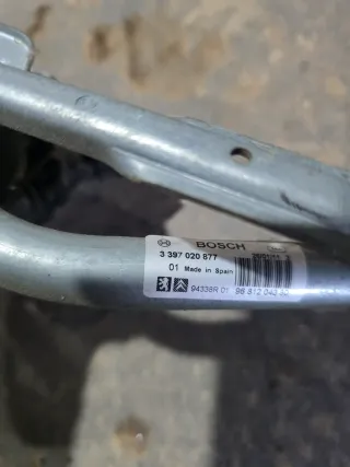 Wischermotor Vorne Scheibenwischer + Gestänge Peugeot 207 CC SW 9681204380 - Bild 3