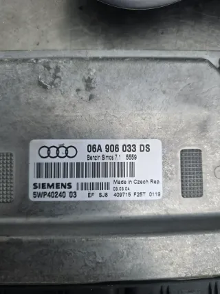 Motorsteuergerät Set für Audi A3 8P 1,6l Benziner 75KW BGU Motor 06A906033DS - Bild 4