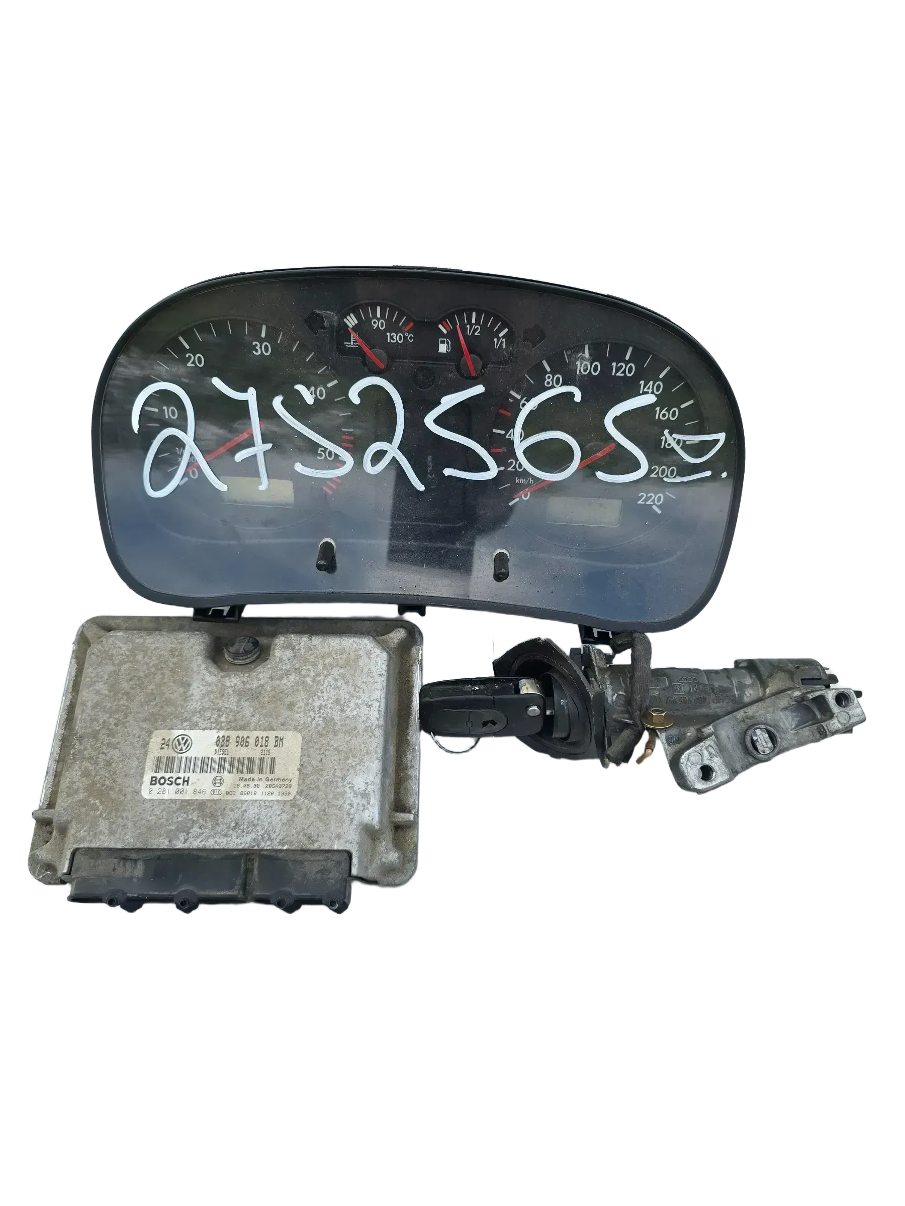 Motorsteuergerät Set Volkswagen Golf 4 1.9 TDI 0281001846 038906018BM - Bild 1