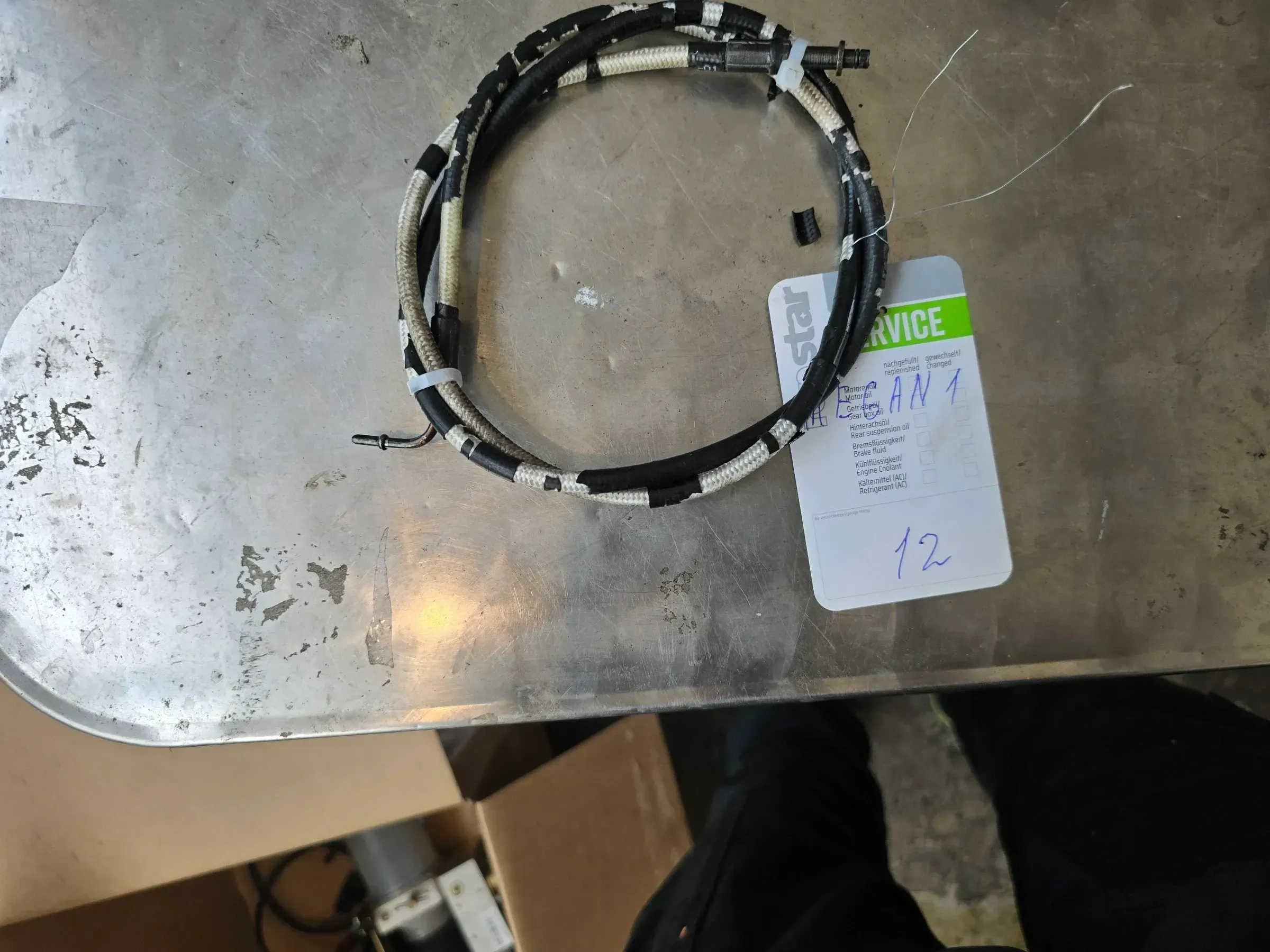 Renault Megane 1 Cabrio Phase 2 Hydraulikschlauch Nummer: 12 - Bild 1