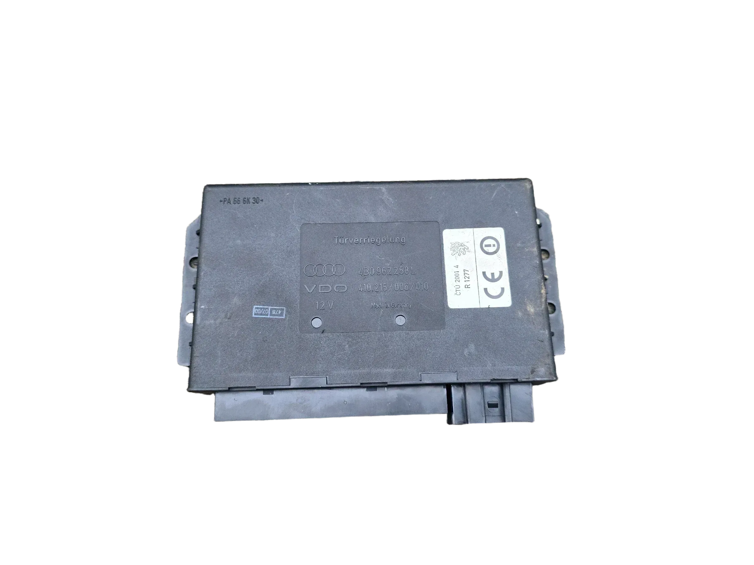Audi A6 4B C5 ZV Steuergerät Türverriegelung Komfortsteuergerät 4B0962258L - Bild 1